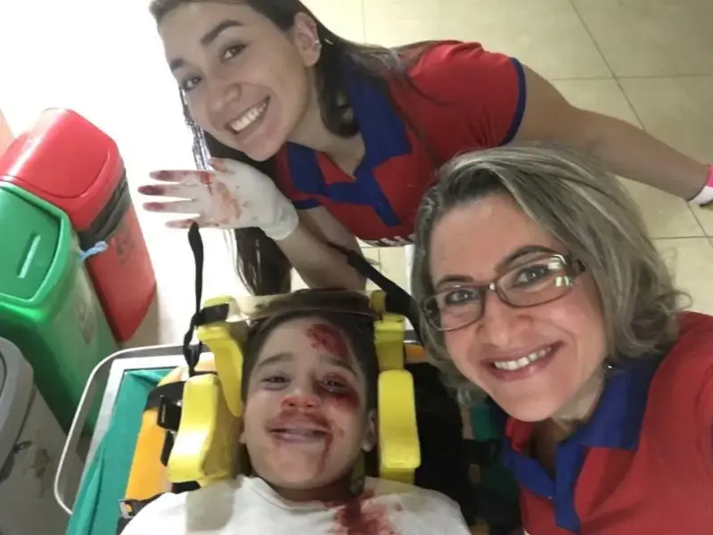 Turma do curso ATNS em atividade prática, foto 9