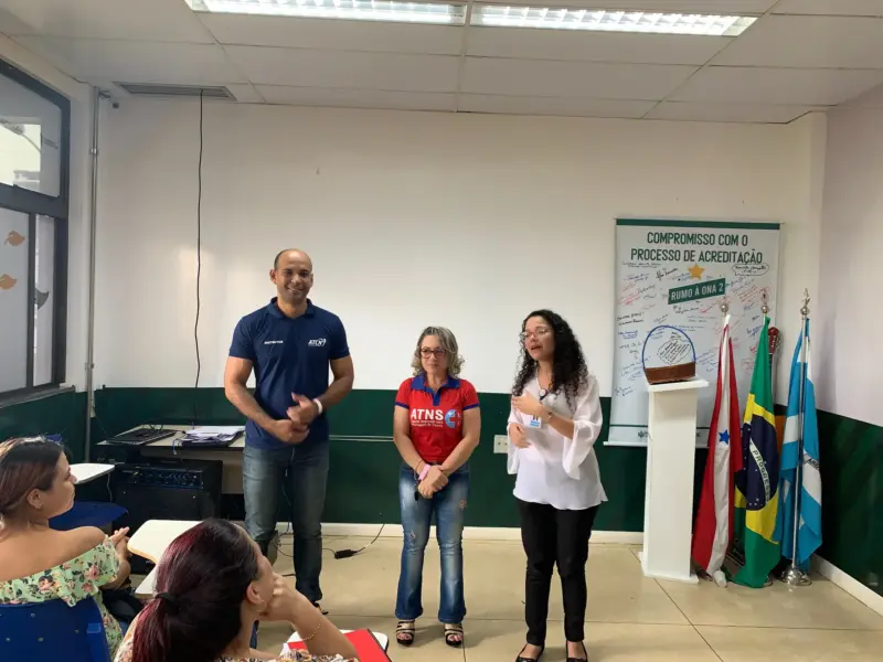 Turma do curso ATNS em atividade prática, foto 15